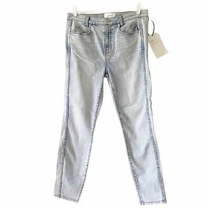NWT Current/Elliott High Waist Ankle Skinny 32